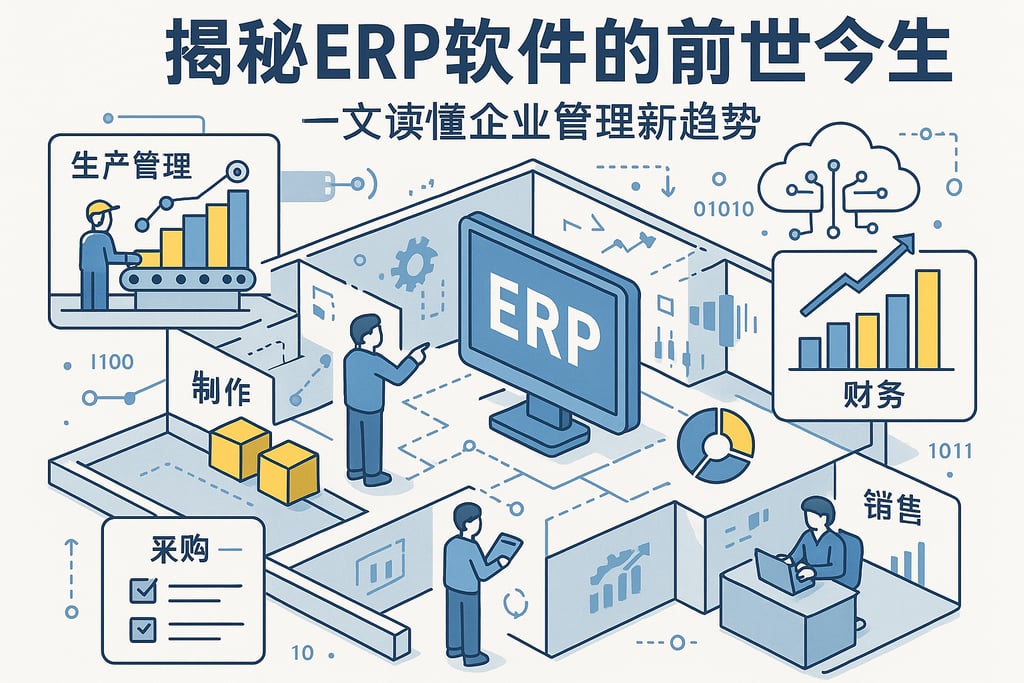 揭秘ERP软件的前世今生，一文读懂企业管理新趋势