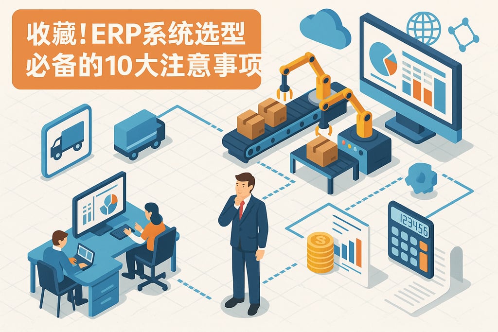 收藏！ERP系统选型必备的10大注意事项