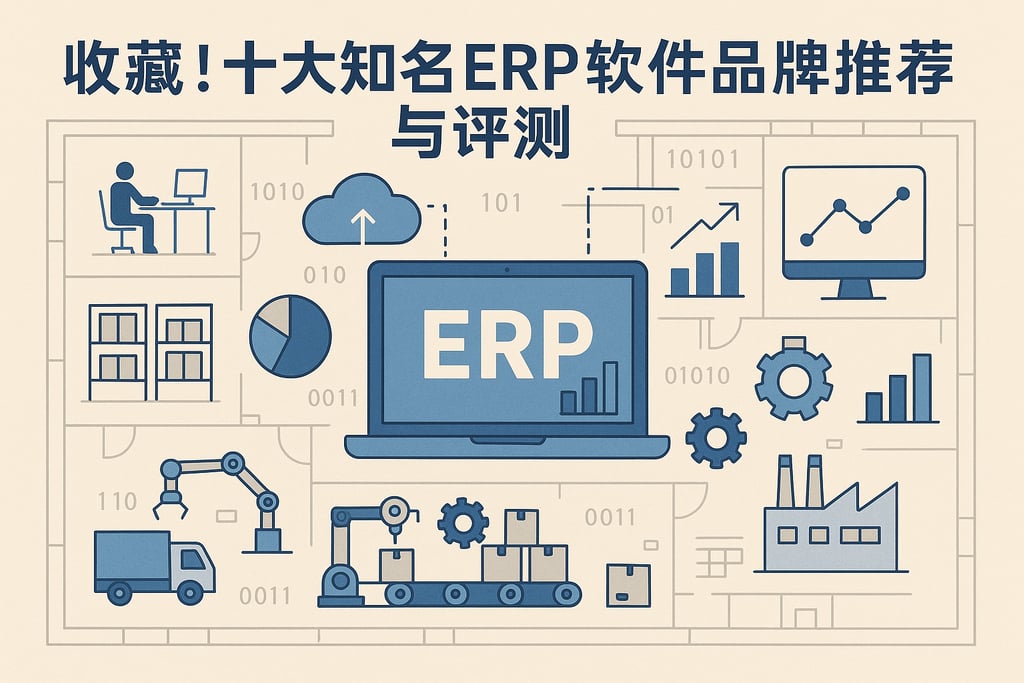 收藏！十大知名ERP软件品牌推荐与评测