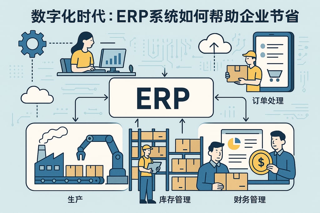 数字化时代：ERP系统如何帮助企业节省成本