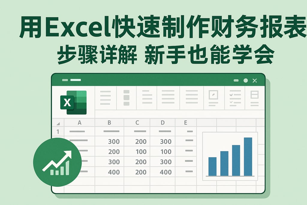用Excel快速制作财务报表，步骤详解新手也能学会