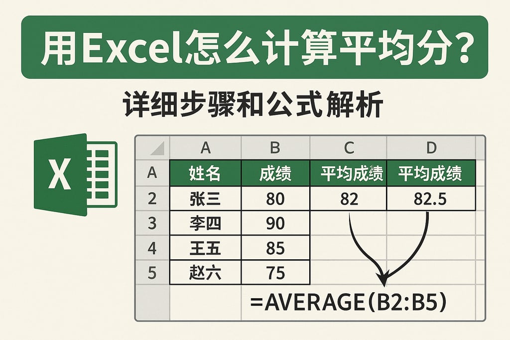 用Excel怎么计算平均分？详细步骤和公式解析