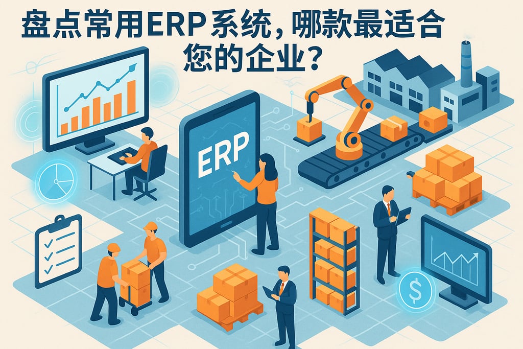 盘点常用ERP系统，哪款最适合您的企业？