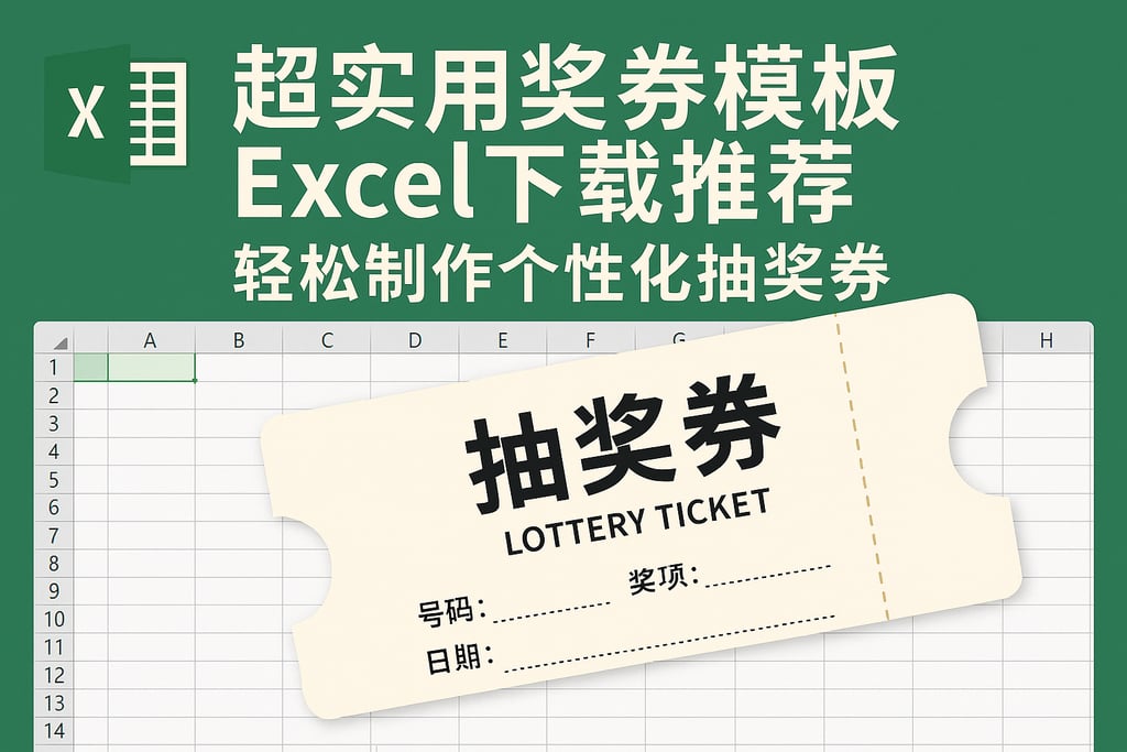 超实用奖券模板excel下载推荐，轻松制作个性化抽奖券