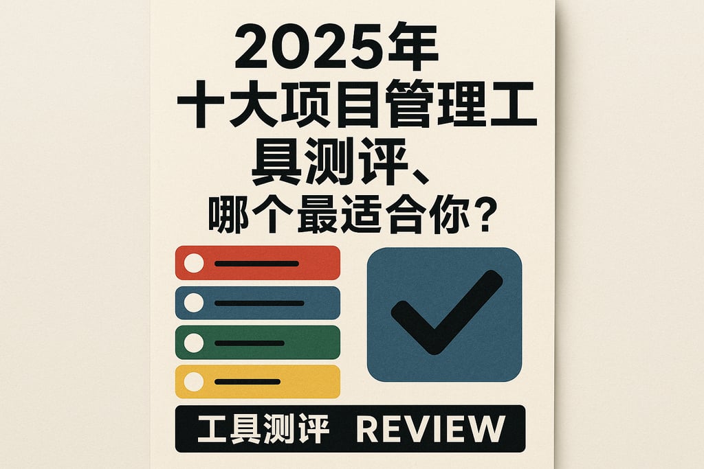 2025年十大项目管理工具测评，哪个最适合你？