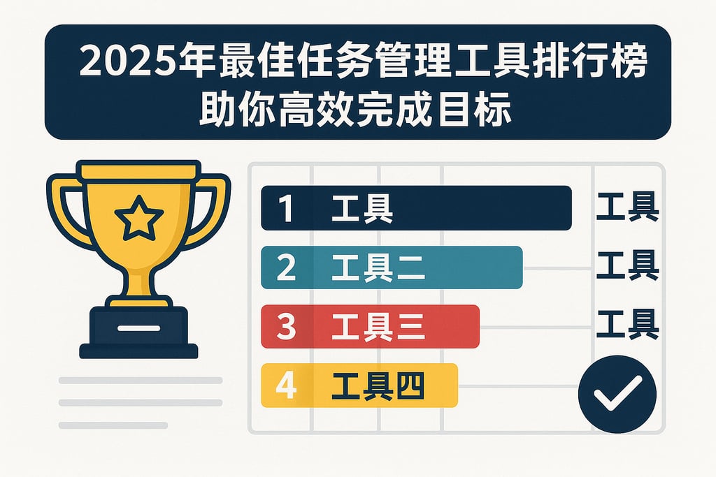 2025年最佳任务管理工具排行榜，助你高效完成目标