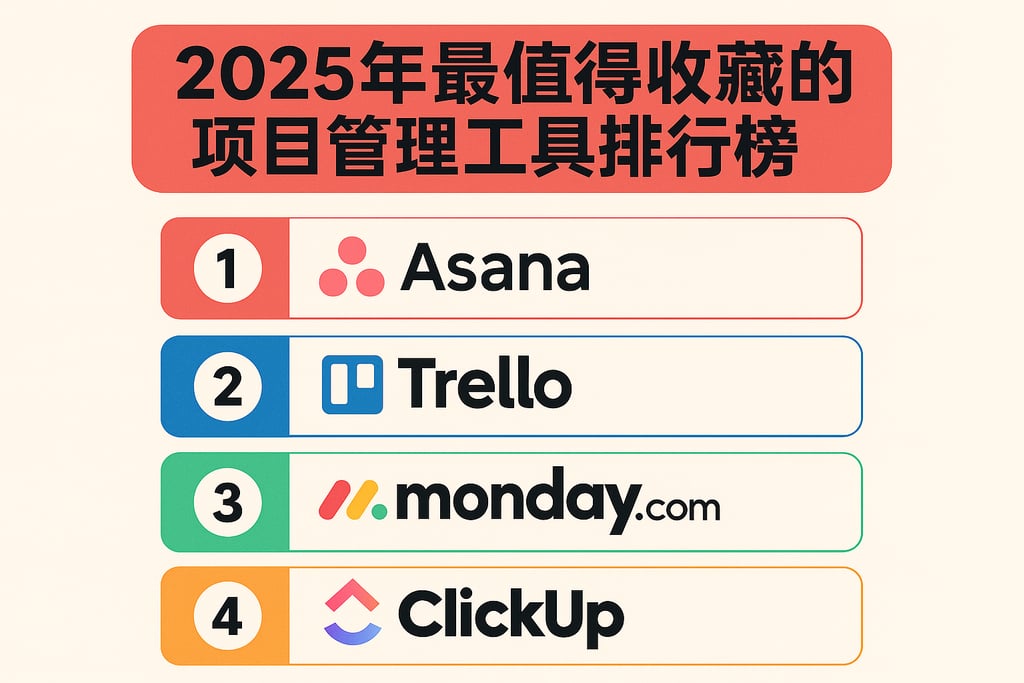 2025年最值得收藏的项目管理工具排行榜