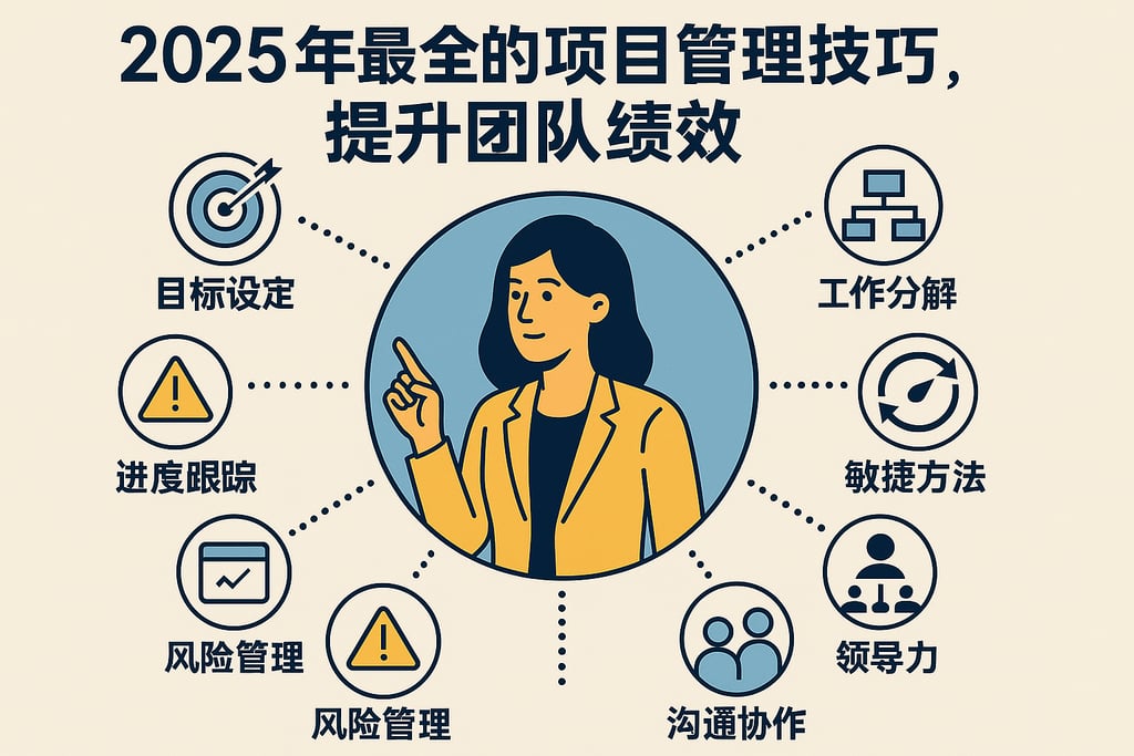 2025年最全的项目管理技巧，提升团队绩效