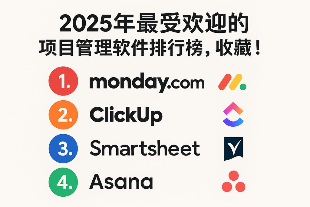 2025年最受欢迎的项目管理软件排行榜，收藏！