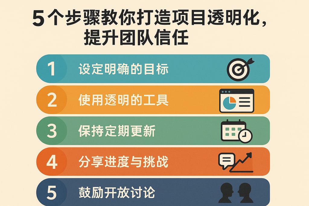 5个步骤教你打造项目透明化，提升团队信任