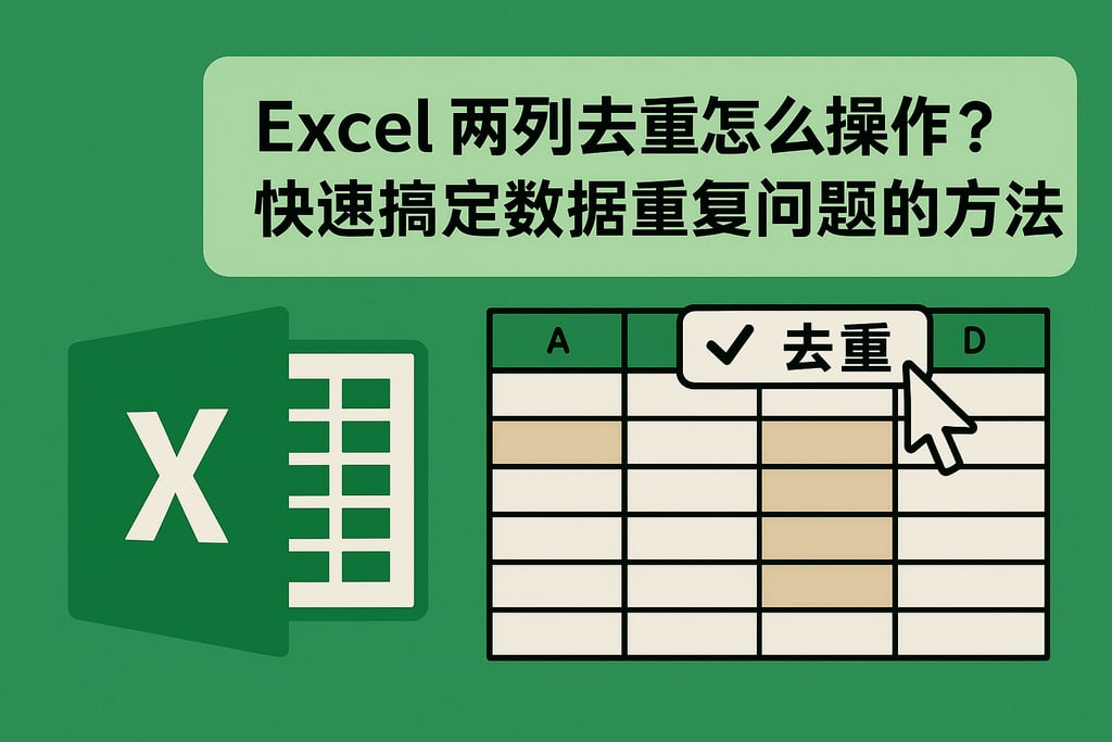Excel两列去重怎么操作？快速搞定数据重复问题的方法分享