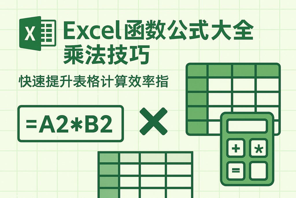 Excel函数公式大全乘法技巧，快速提升表格计算效率指南