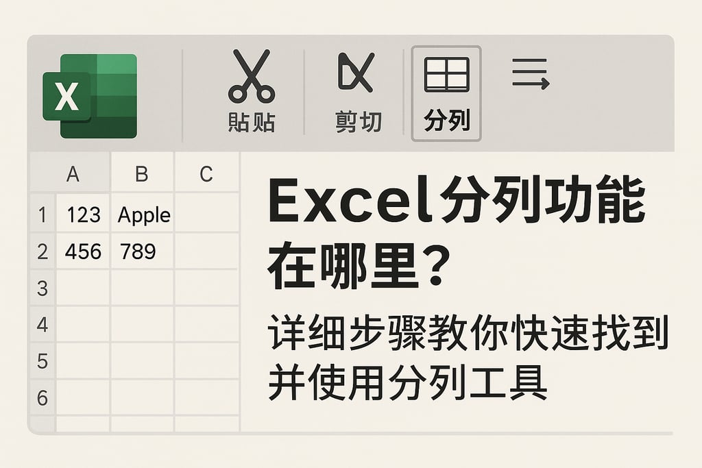 Excel分列功能在哪里？详细步骤教你快速找到并使用分列工具
