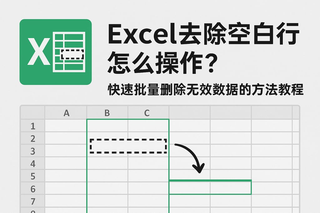 Excel去除空白行怎么操作？快速批量删除无效数据的方法教程