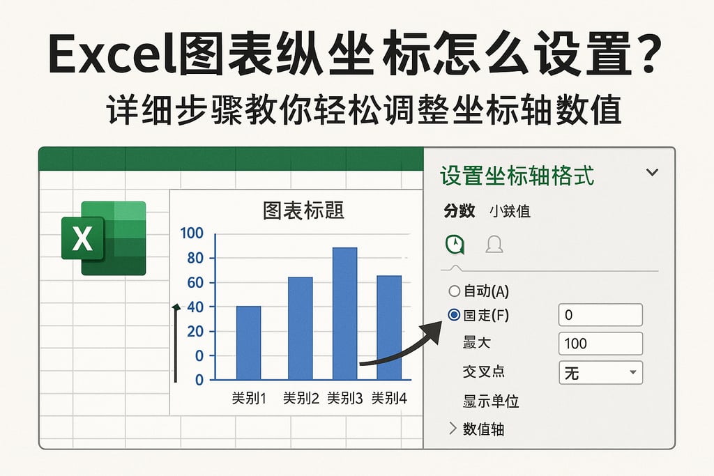 Excel图表纵坐标怎么设置？详细步骤教你轻松调整坐标轴数值