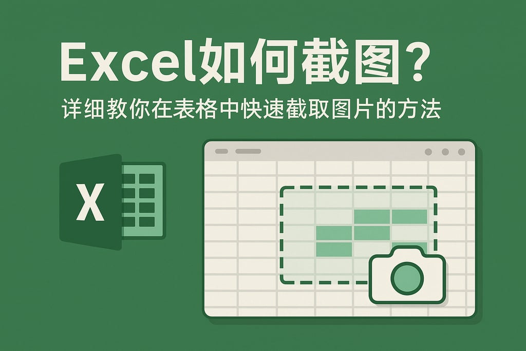Excel如何截图？详细教你在表格中快速截取图片的方法