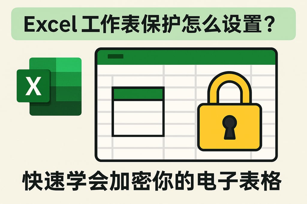 Excel工作表保护怎么设置？快速学会加密你的电子表格