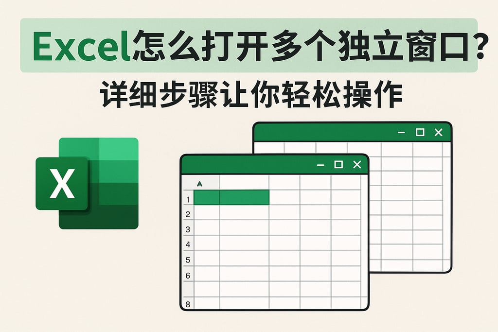 Excel怎么打开多个独立窗口？详细步骤让你轻松操作
