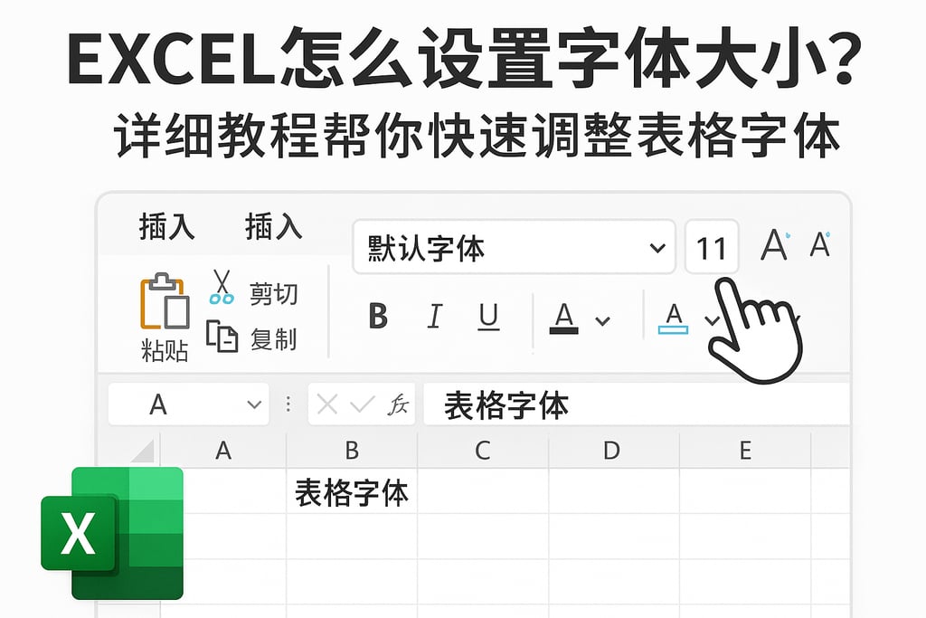 Excel怎么设置字体大小？详细教程帮你快速调整表格字体