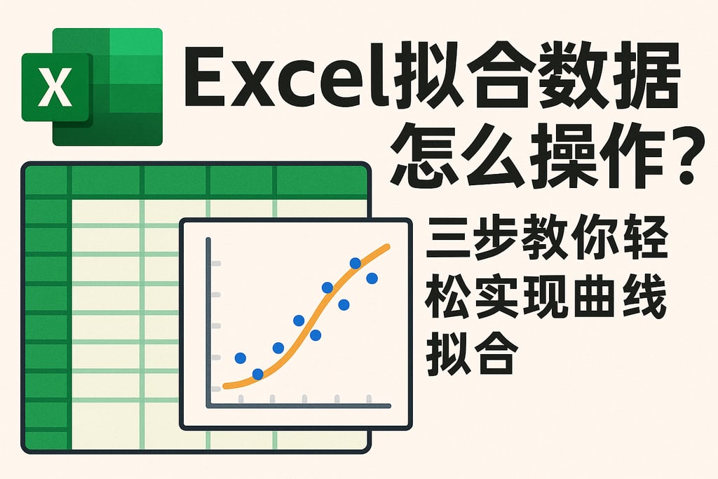 Excel拟合数据怎么操作？三步教你轻松实现曲线拟合