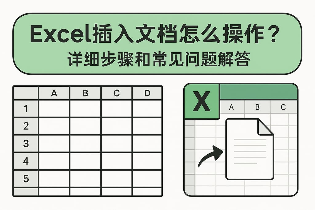 Excel插入文档怎么操作？详细步骤和常见问题解答