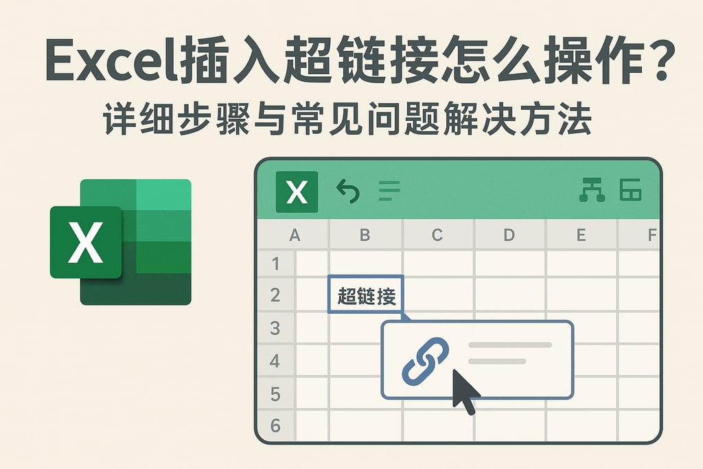 Excel插入超链接怎么操作？详细步骤与常见问题解决方法