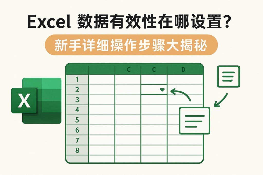 Excel数据有效性在哪设置？新手详细操作步骤大揭秘