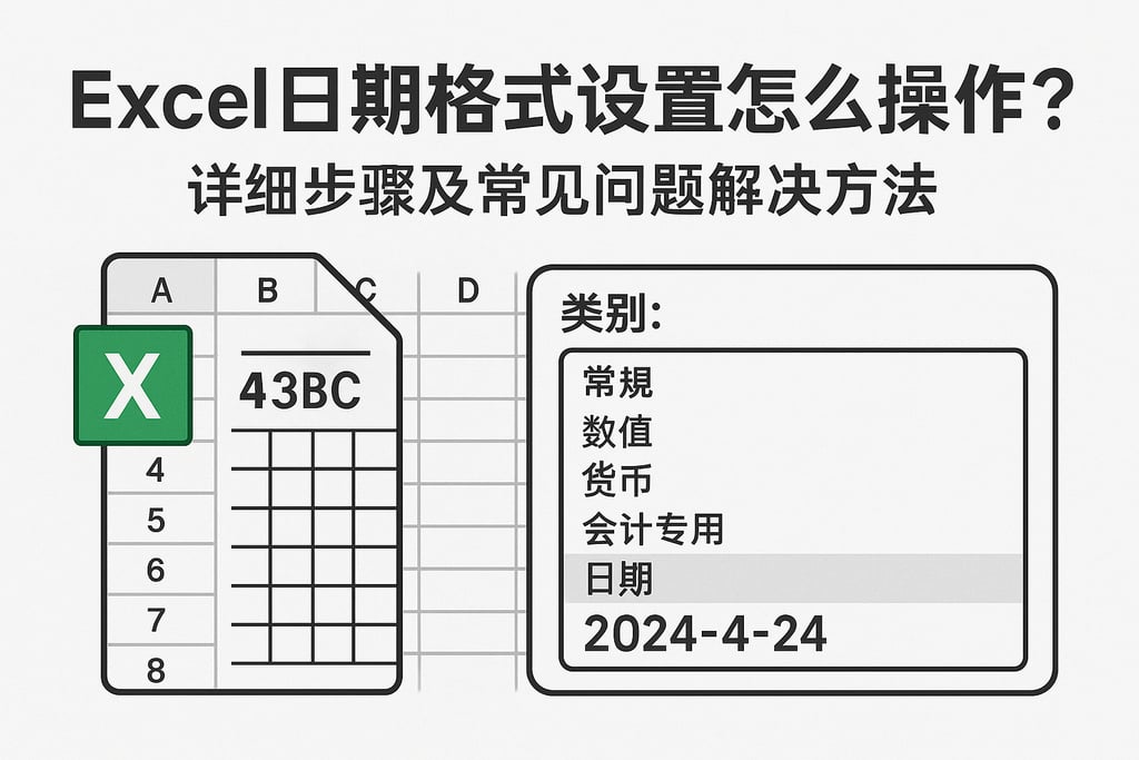 Excel日期格式设置怎么操作？详细步骤及常见问题解决方法
