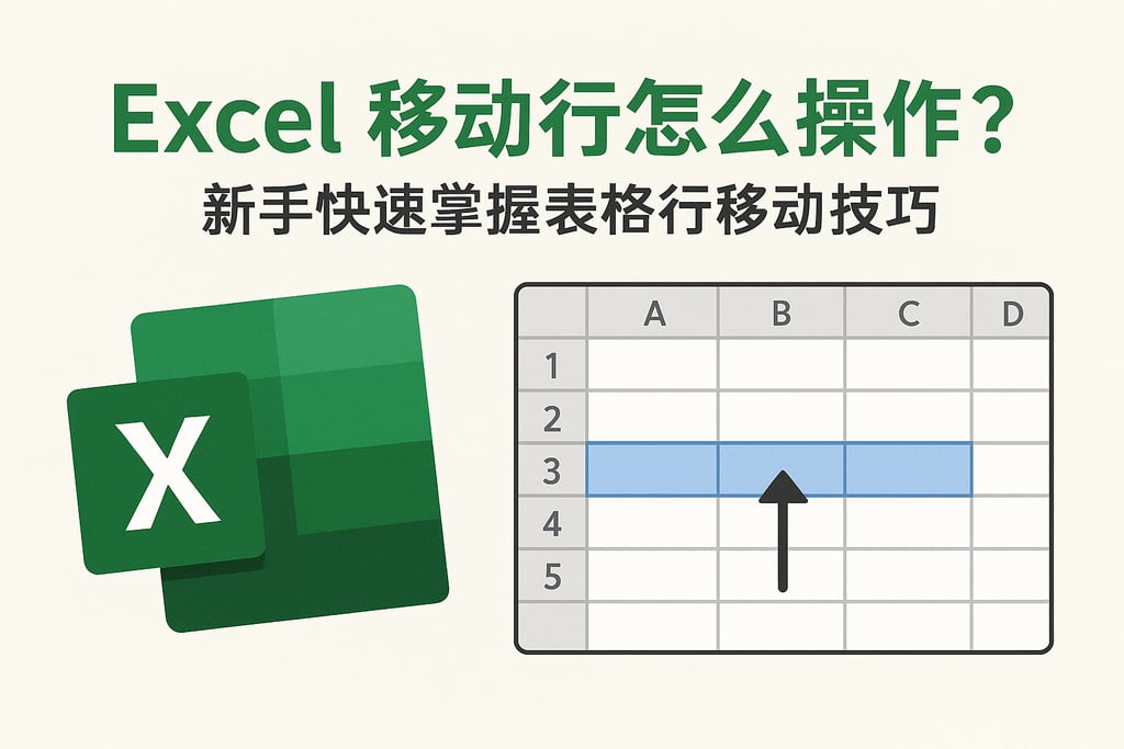 Excel移动行怎么操作？新手快速掌握表格行移动技巧