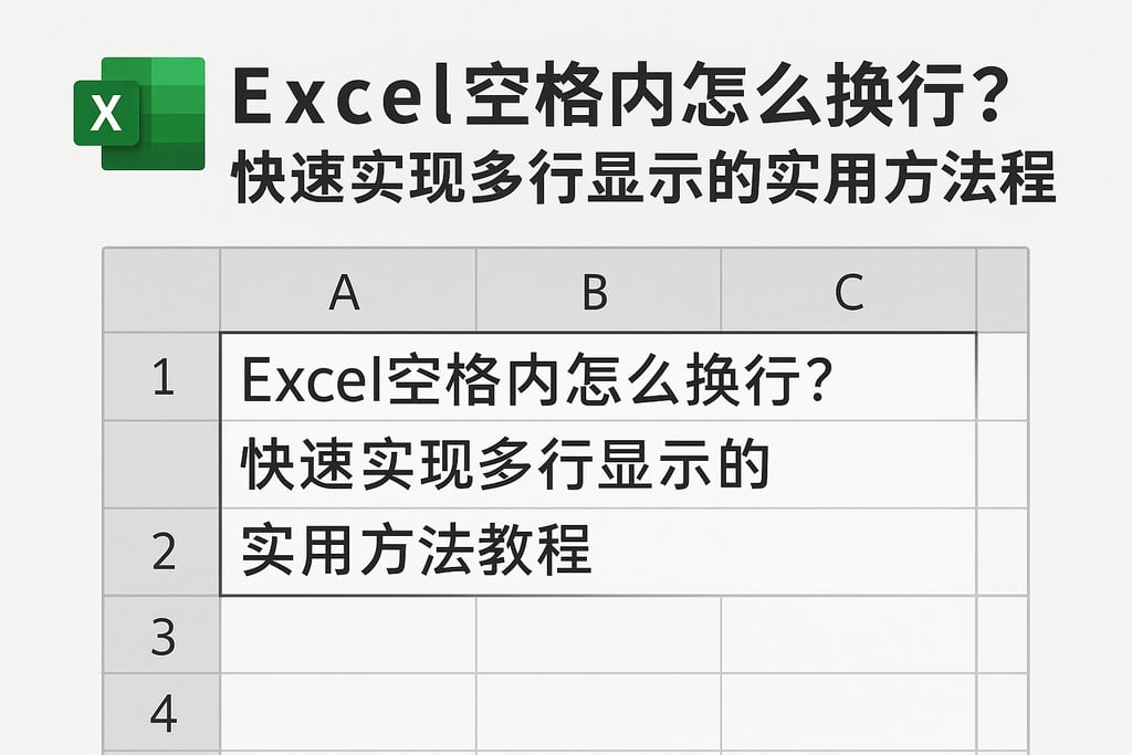 Excel空格内怎么换行？快速实现多行显示的实用方法教程