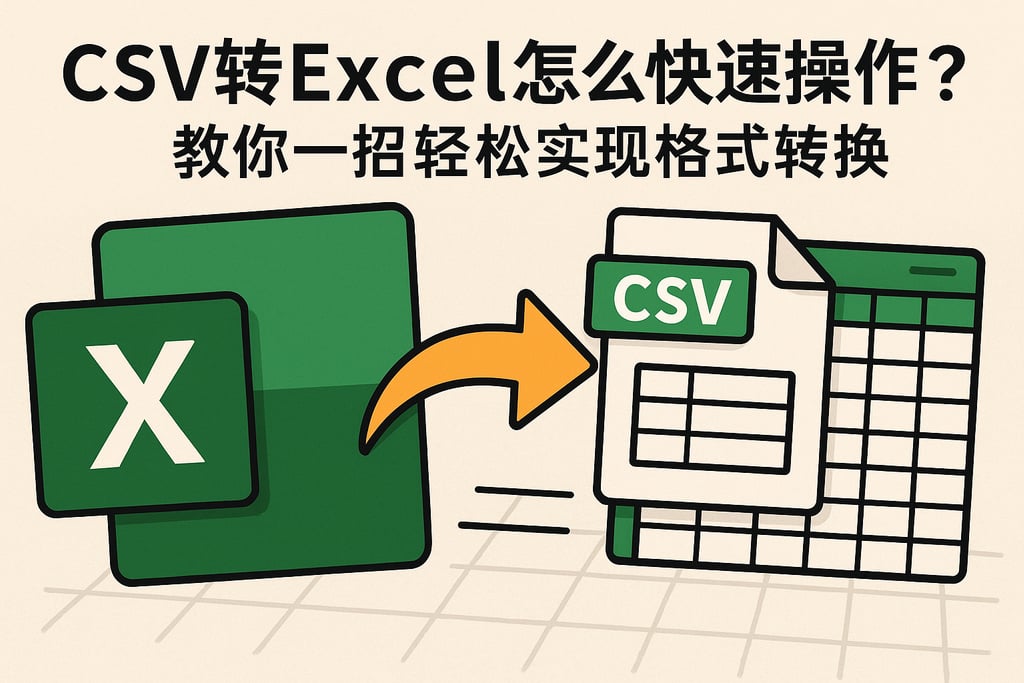 csv转换excel怎么快速操作？教你一招轻松实现格式转换
