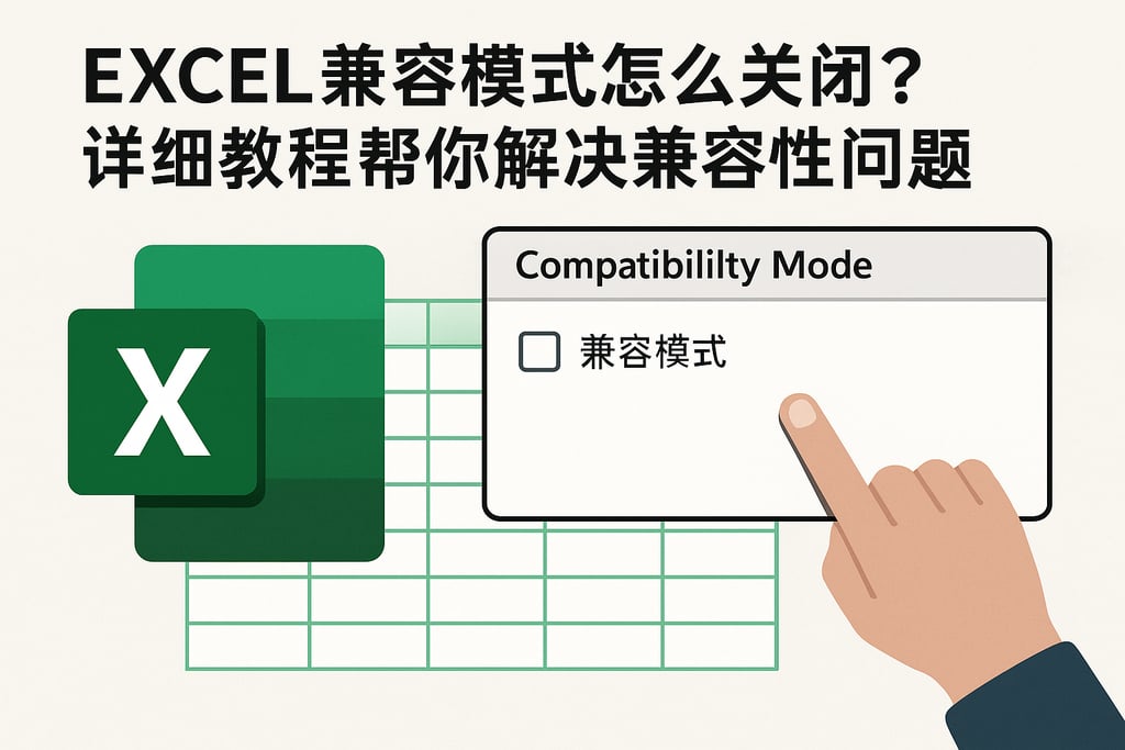 excel兼容模式怎么关闭？详细教程帮你解决兼容性问题