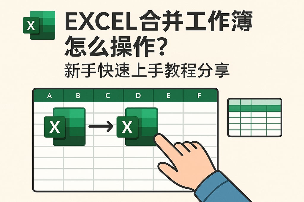 excel合并工作簿怎么操作？新手快速上手教程分享