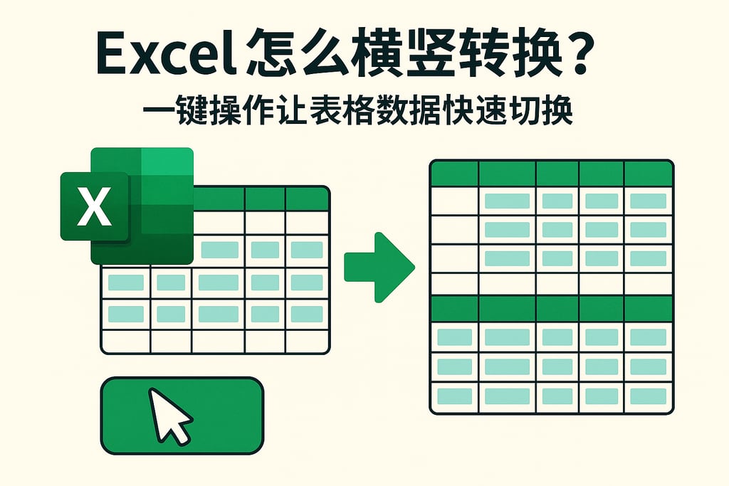 excel怎么横竖转换？一键操作让表格数据快速切换