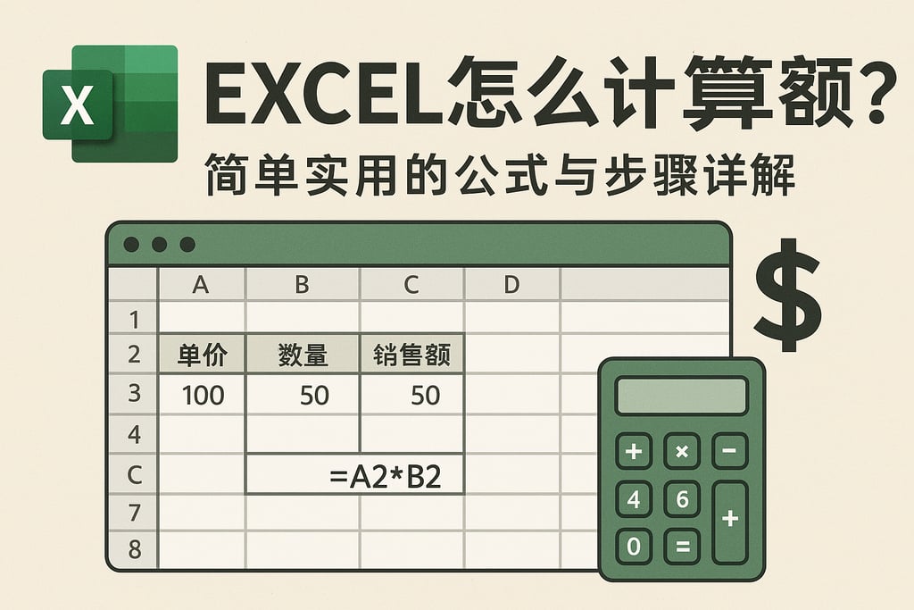 excel怎么计算销售额？简单实用的公式与步骤详解