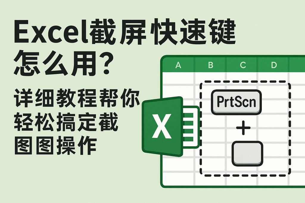 excel截屏快捷键怎么用？详细教程帮你轻松搞定截图操作