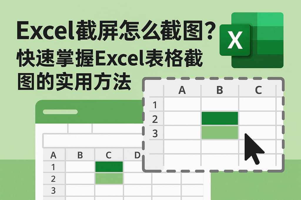 excel截屏怎么截图？快速掌握Excel表格截图的实用方法