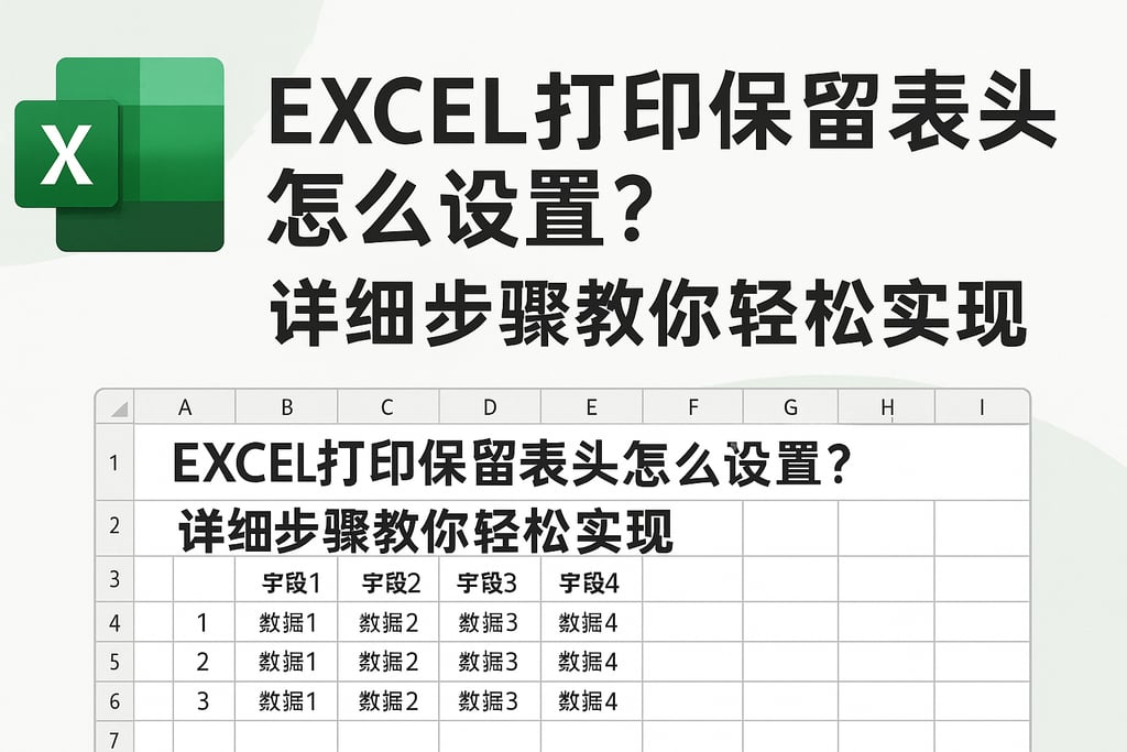 excel打印保留表头怎么设置？详细步骤教你轻松实现