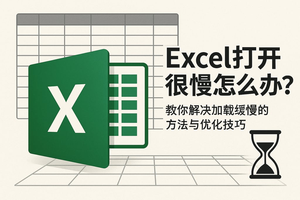 excel打开很慢怎么办？教你解决加载缓慢的方法与优化技巧