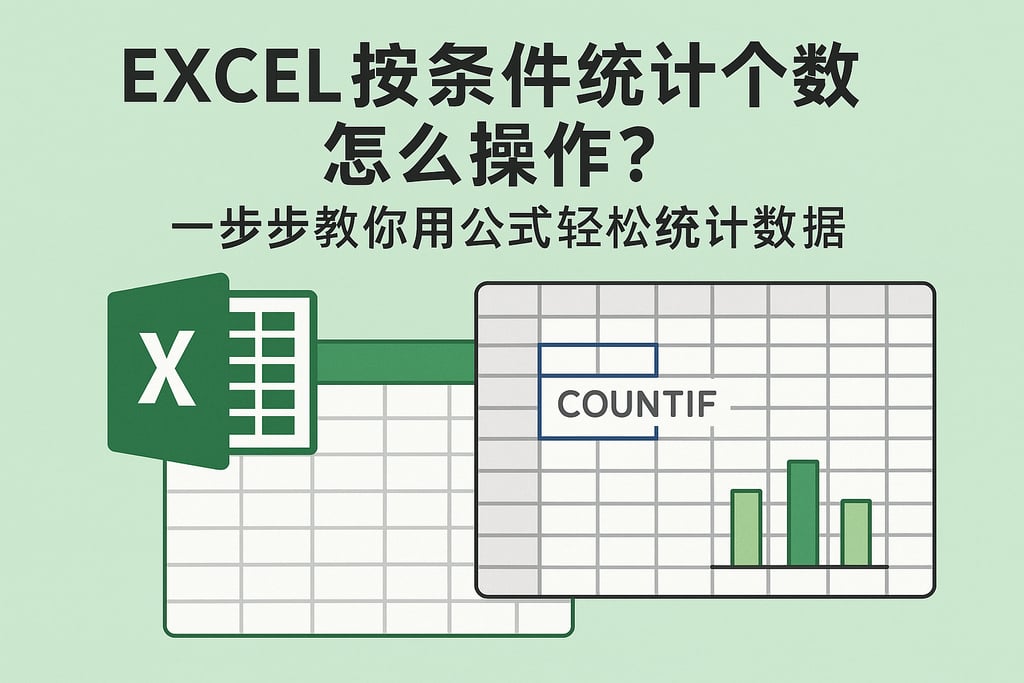 excel按条件统计个数怎么操作？一步步教你用公式轻松统计数据