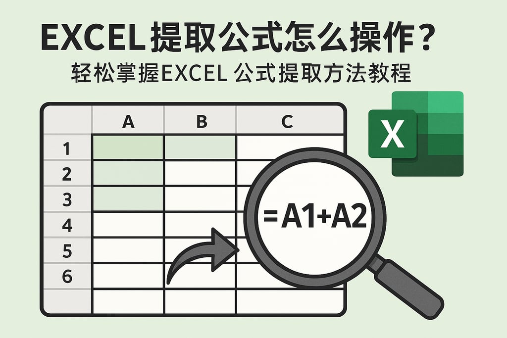 excel提取公式怎么操作？轻松掌握excel公式提取方法教程