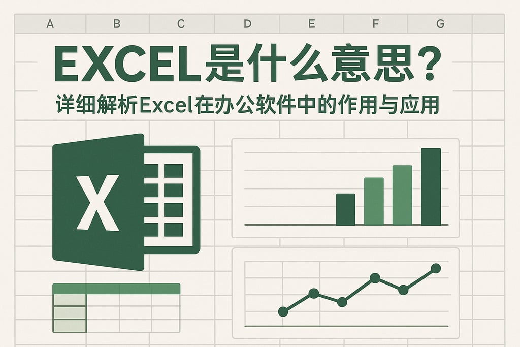 excel是什么意思中文？详细解析excel在办公软件中的作用与应用