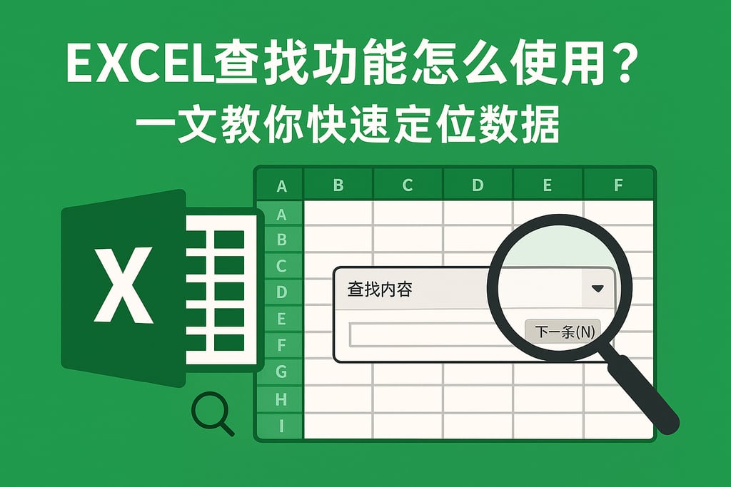 excel查找功能怎么使用？一文教你快速定位数据