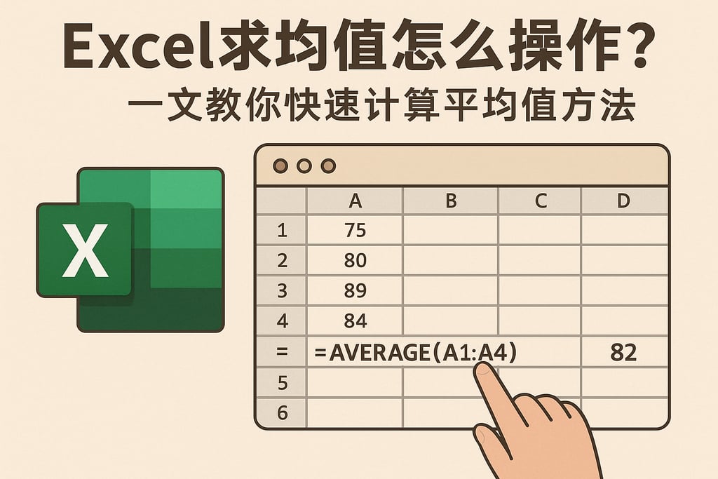 excel求均值怎么操作？一文教你快速计算平均值方法