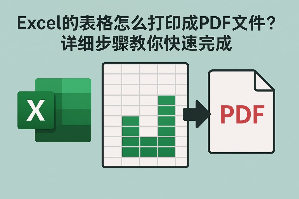 excel的表格怎么打印成PDF文件？详细步骤教你快速完成