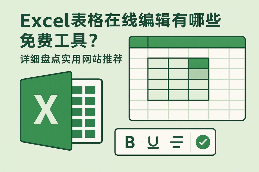 excel表格在线编辑有哪些免费工具？详细盘点实用网站推荐