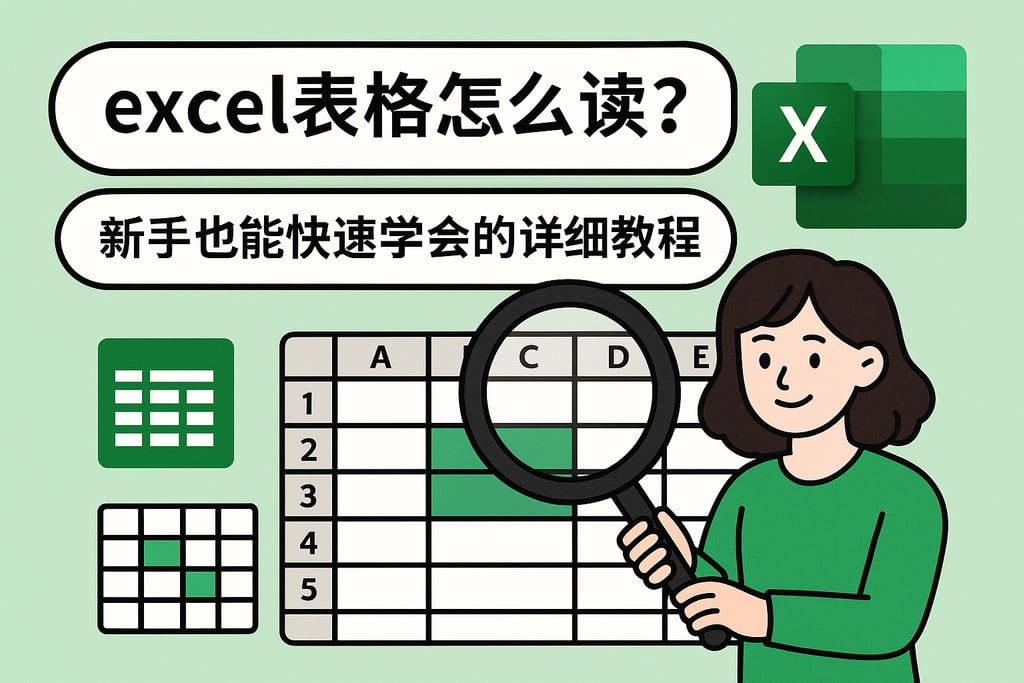 excel表格怎么读？新手也能快速学会的详细教程