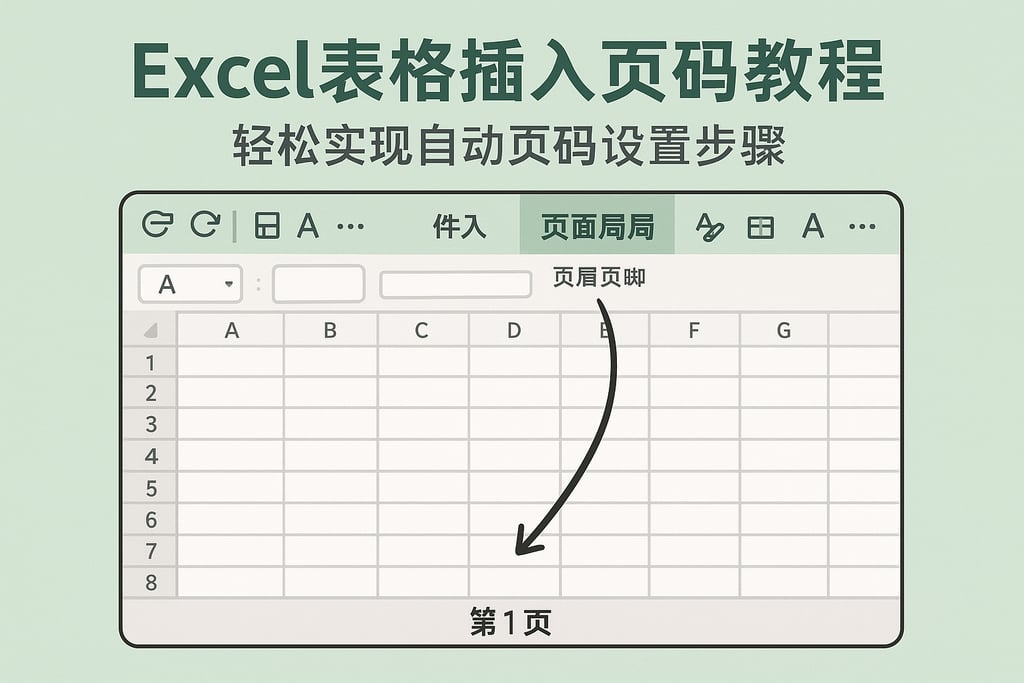 excel表格插入页码教程，轻松实现自动页码设置步骤