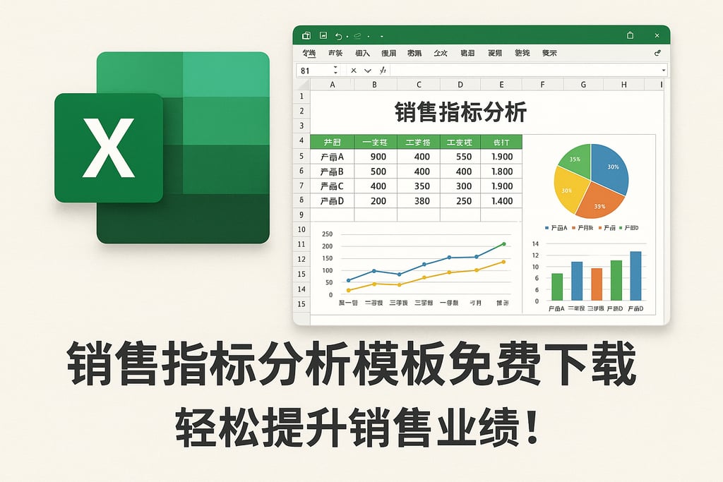 excel表格销售指标分析模板免费下载，轻松提升销售业绩！