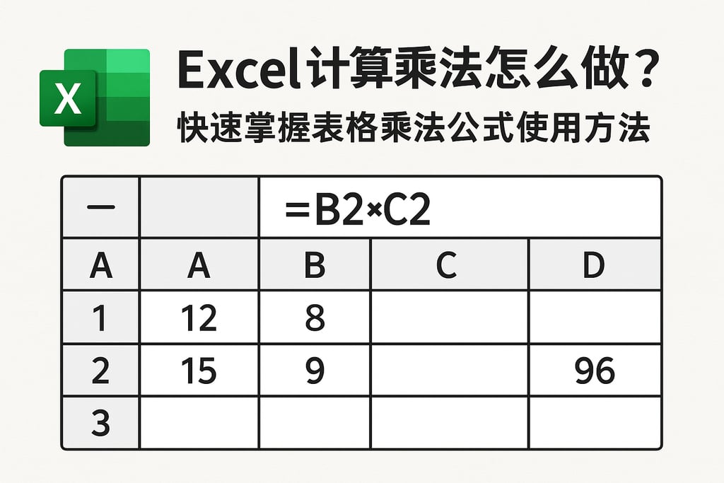 excel计算乘法怎么做？快速掌握表格乘法公式使用方法
